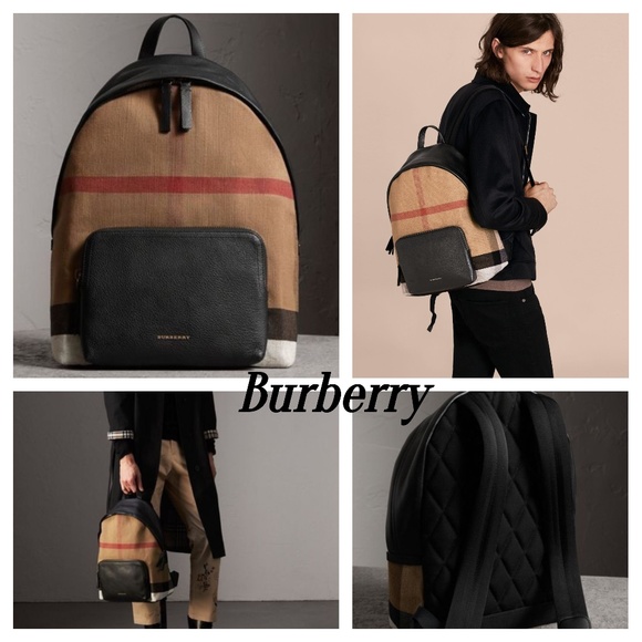 Burberry  - Mega Check Abbeydale  Backpack - Picture 1 of 5